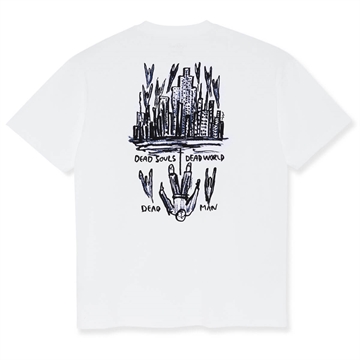 Polar Skate Co T-shirt S/S Dead World White